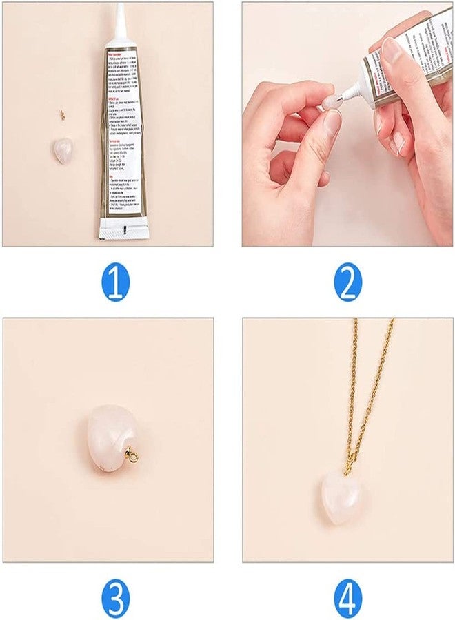 دي آي واي كرافتس مجموعة أشغال يدوية مكونة من 60 قطعة، ذهبية اللون، كما في الصورة: دبابيس حلقية صغيرة من الفولاذ المقاوم للصدأ بفتحة 1.5 مم، مناسبة لتعليق الخرز نصف المثقوب (60 قطعة، ذهبية اللون). - Image 5